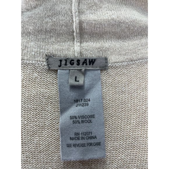 Rare VTG Merino Wool Blend Cardigan Double-breasted Sweater, Women's L - Picture 7 of 7